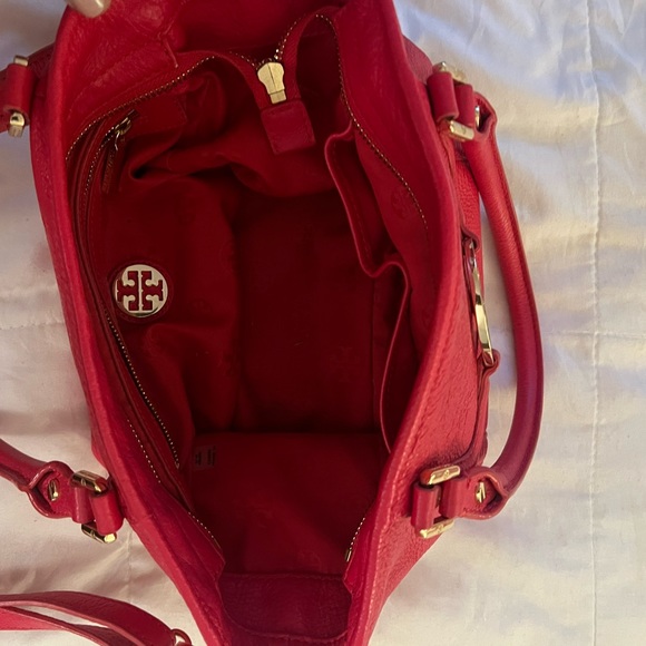 Tory Burch Red Satchel Bag - Picture 3 of 6